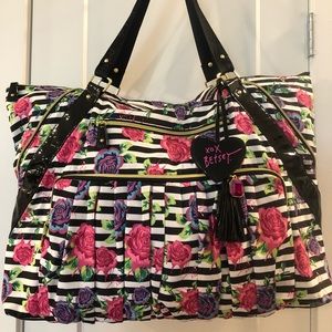 Authentic Betsey Johnson Weekender Bag